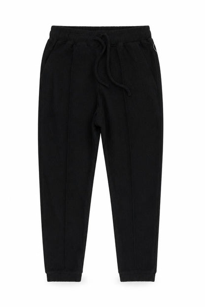 Womens UK Size S Preworn Regular Fit Sweatpants Black Trousers