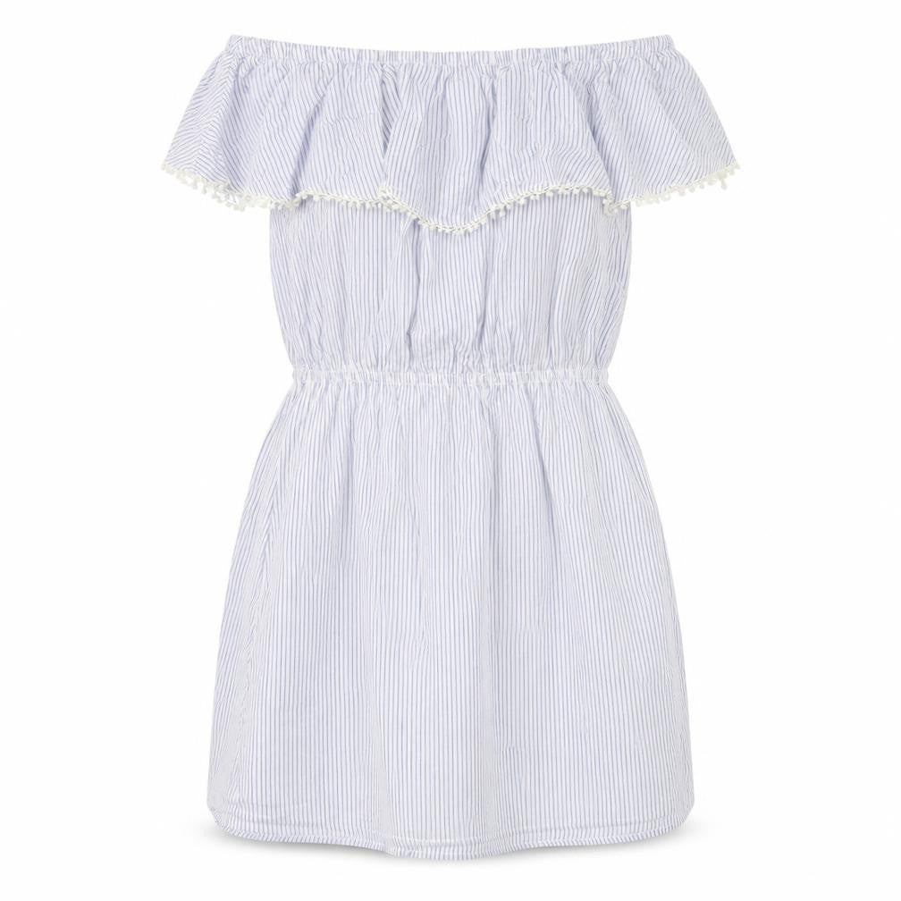 H&M Womens Blue Striped  Shift  Size 6