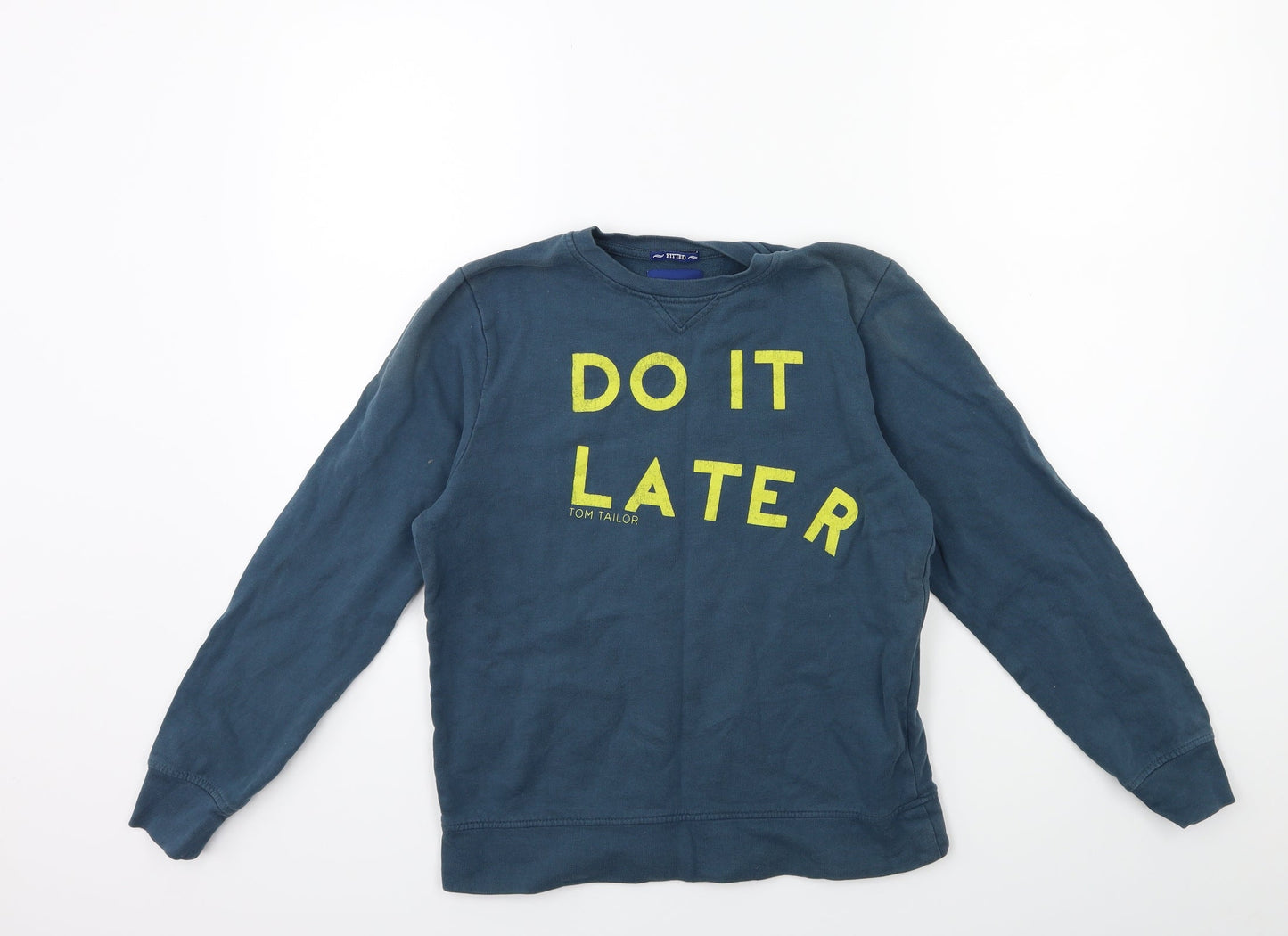 TOM TAILOR Boys Blue   Pullover Sweatshirt Size 12-13 Years