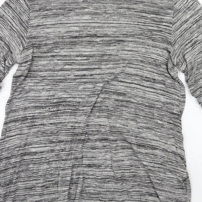 For Cynthia Womens Grey   Basic T-Shirt Size L