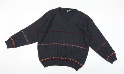 the knitwear collection  Mens Grey   Pullover Jumper Size M