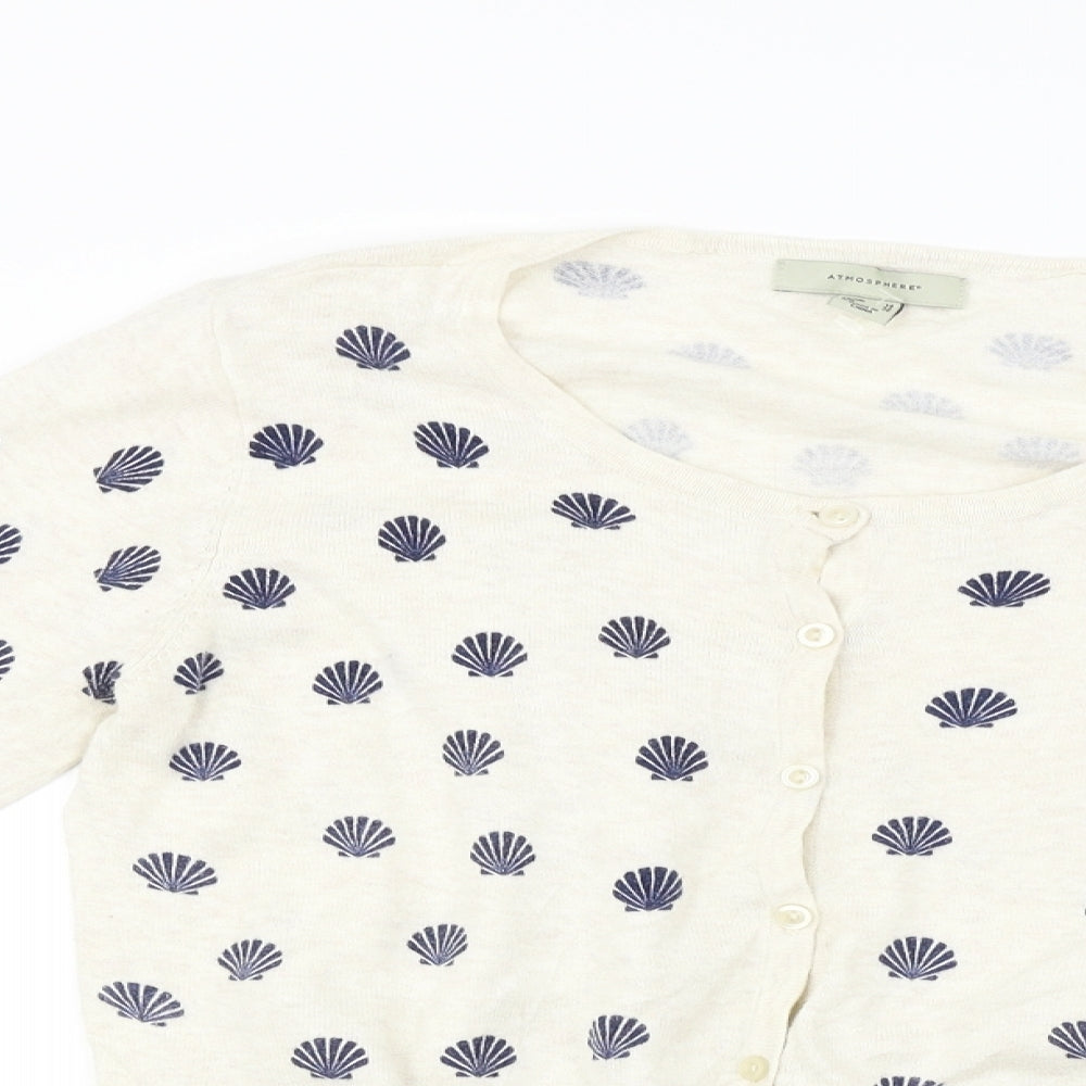 Atmosphere  Womens Beige   Cardigan Jumper Size 14