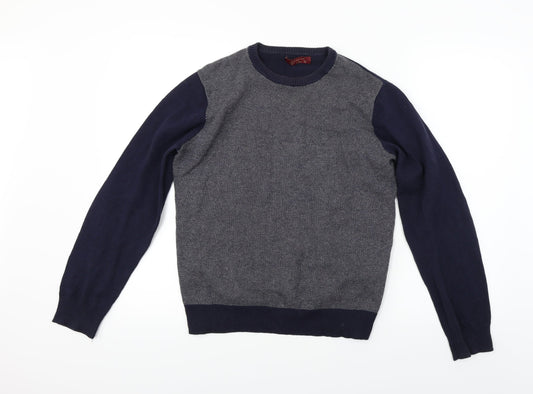 Springfield  Mens Blue   Pullover Jumper Size S