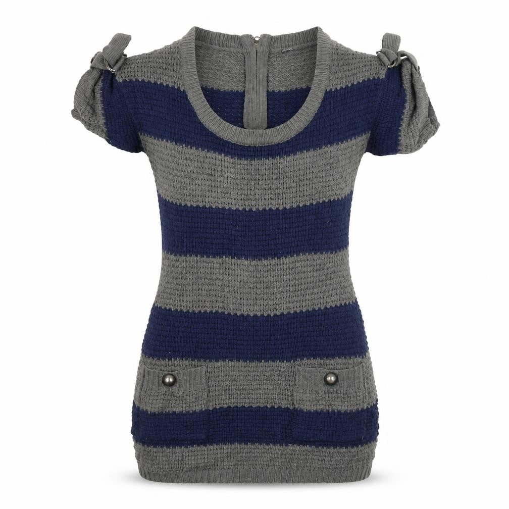 George  Womens Grey Striped  Bodycon  Size 8