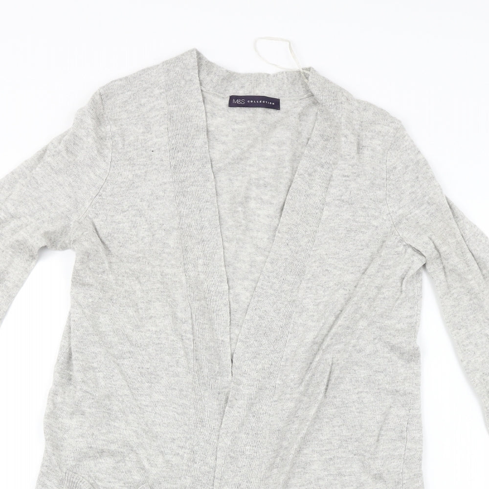 Marks and Spencer  Womens Grey   Cardigan Jumper Size S