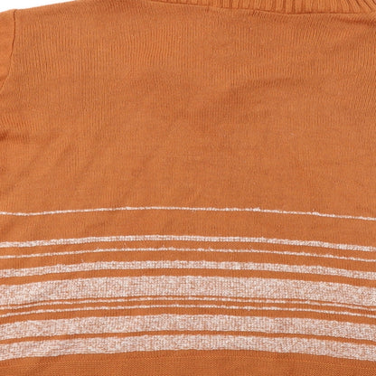 victoria eve Womens Orange   Pullover Jumper Size M