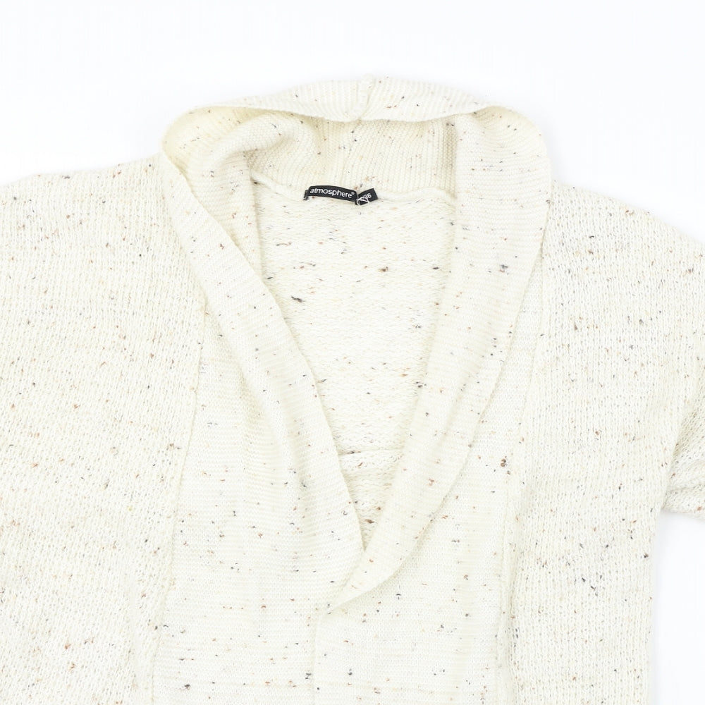 Atmosphere  Womens Beige   Cardigan Jumper Size 8