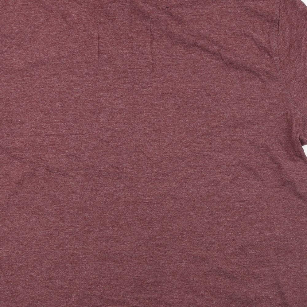 George  Mens Purple    Polo Size L