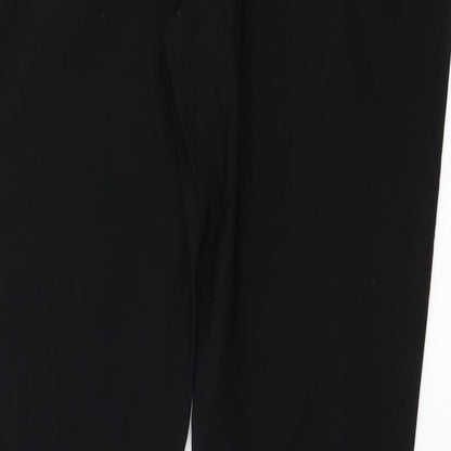 Papaya  Womens Black   Trousers  Size 12 L27 in