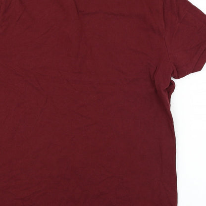 George  Mens Purple    Polo Size XL