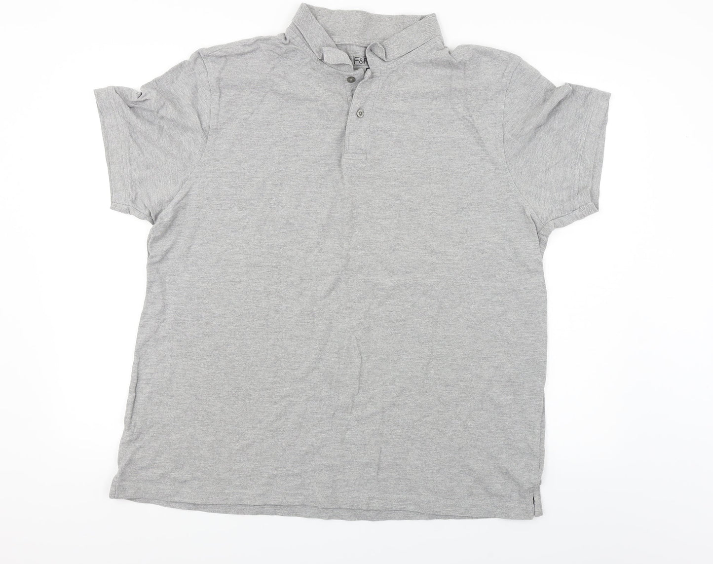 F&F  Mens Grey    Polo Size XL