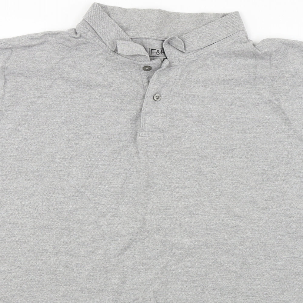 F&F  Mens Grey    Polo Size XL