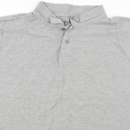 F&F  Mens Grey    Polo Size XL