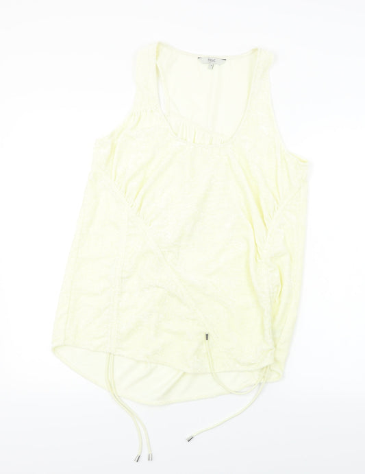 Womens UK Size 14 NEXT Ivory Basic Blouse