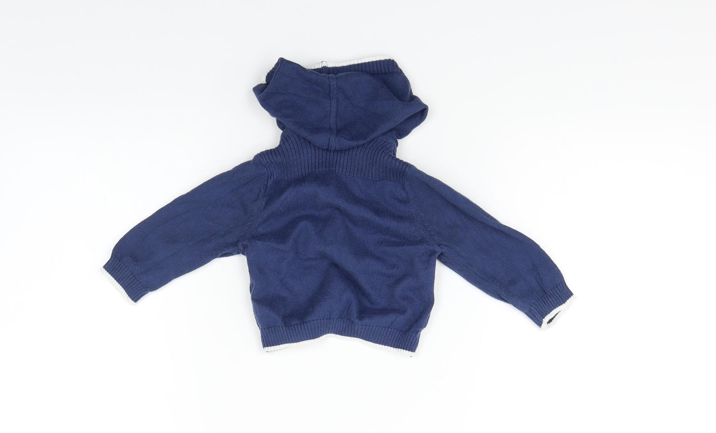 Marks and Spencer Boys Blue   Cardigan Jumper Size 3-6 Months