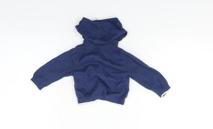 Marks and Spencer Boys Blue   Cardigan Jumper Size 3-6 Months