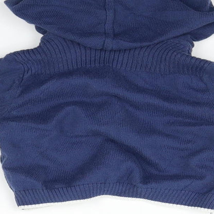 Marks and Spencer Boys Blue   Cardigan Jumper Size 3-6 Months