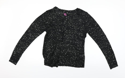 Tg Womens Black   Cardigan Jumper Size 16