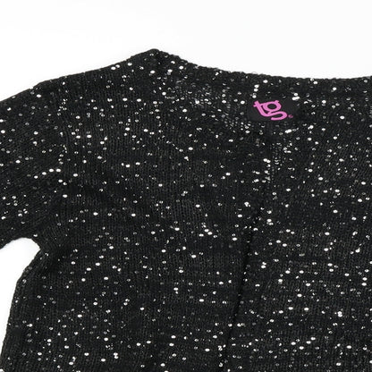 Tg Womens Black   Cardigan Jumper Size 16