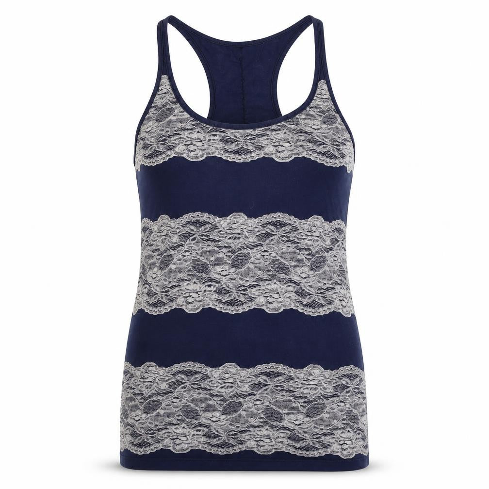 Womens UK Size 10 Denim  Co Blue Basic Tank