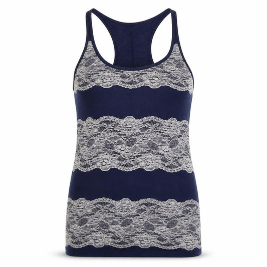 Womens UK Size 10 Denim  Co Blue Basic Tank