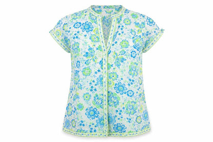 Womens UK Size 14 New Look Blue Basic Button-Up
