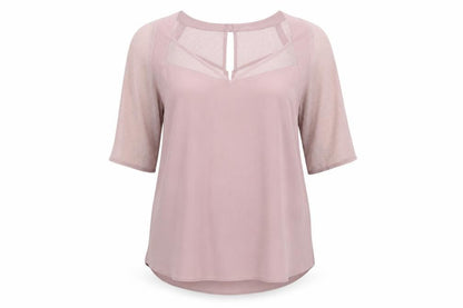 Marks and Spencer Womens Beige   Basic Blouse Size 14