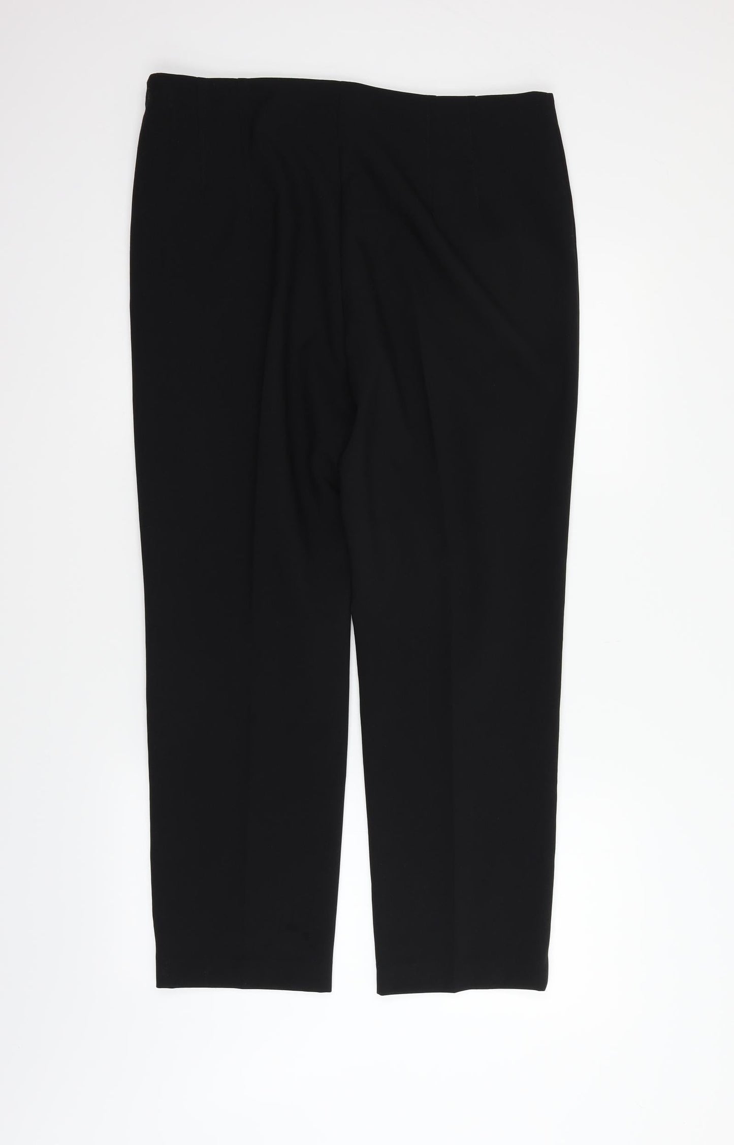 Womens UK Size 14 Marks and Spencer Regular Fit  Black Trousers