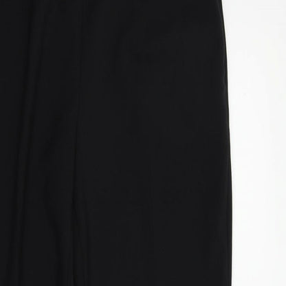 Womens UK Size 14 Marks and Spencer Regular Fit  Black Trousers