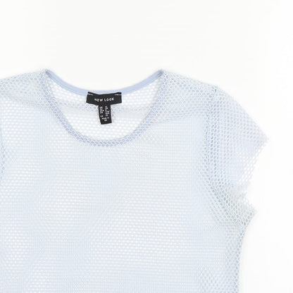 New Look Womens Blue   Basic T-Shirt Size 12