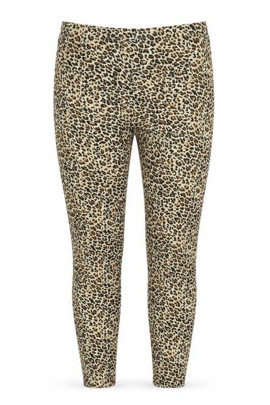 SHEIN Womens Beige Animal Print  Jegging Leggings Size S L24 in