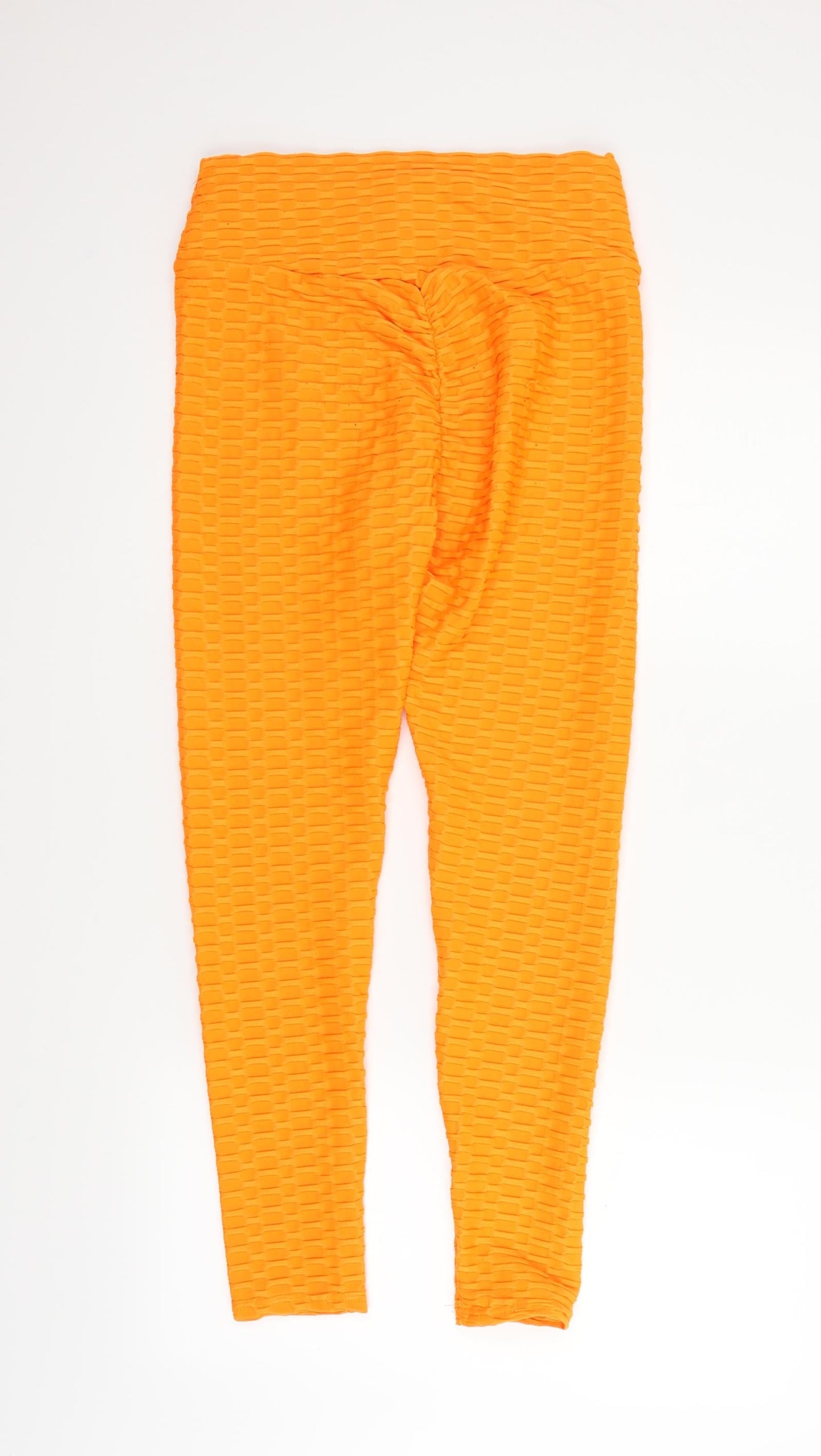 Womens UK Size M Preworn  Jegging Orange Leggings