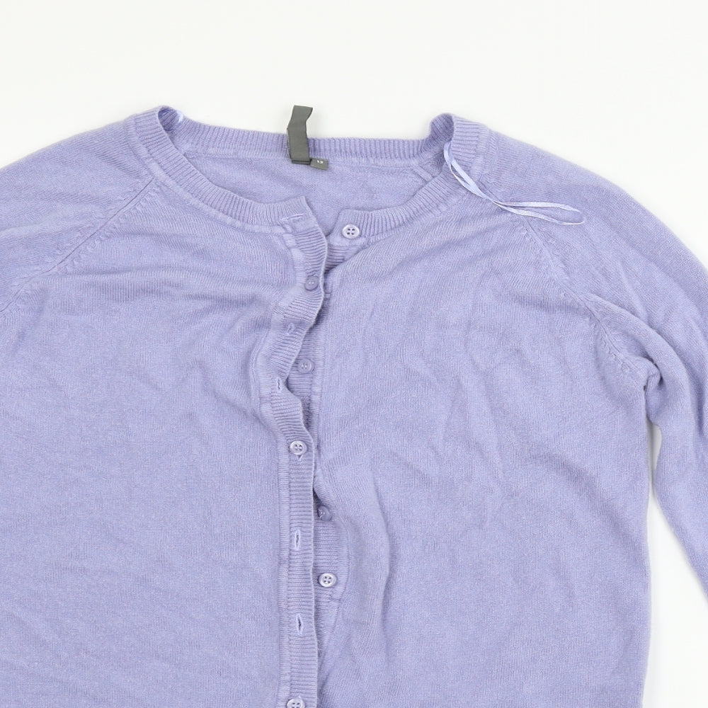 Orignals Womens Purple   Cardigan Jumper Size 12