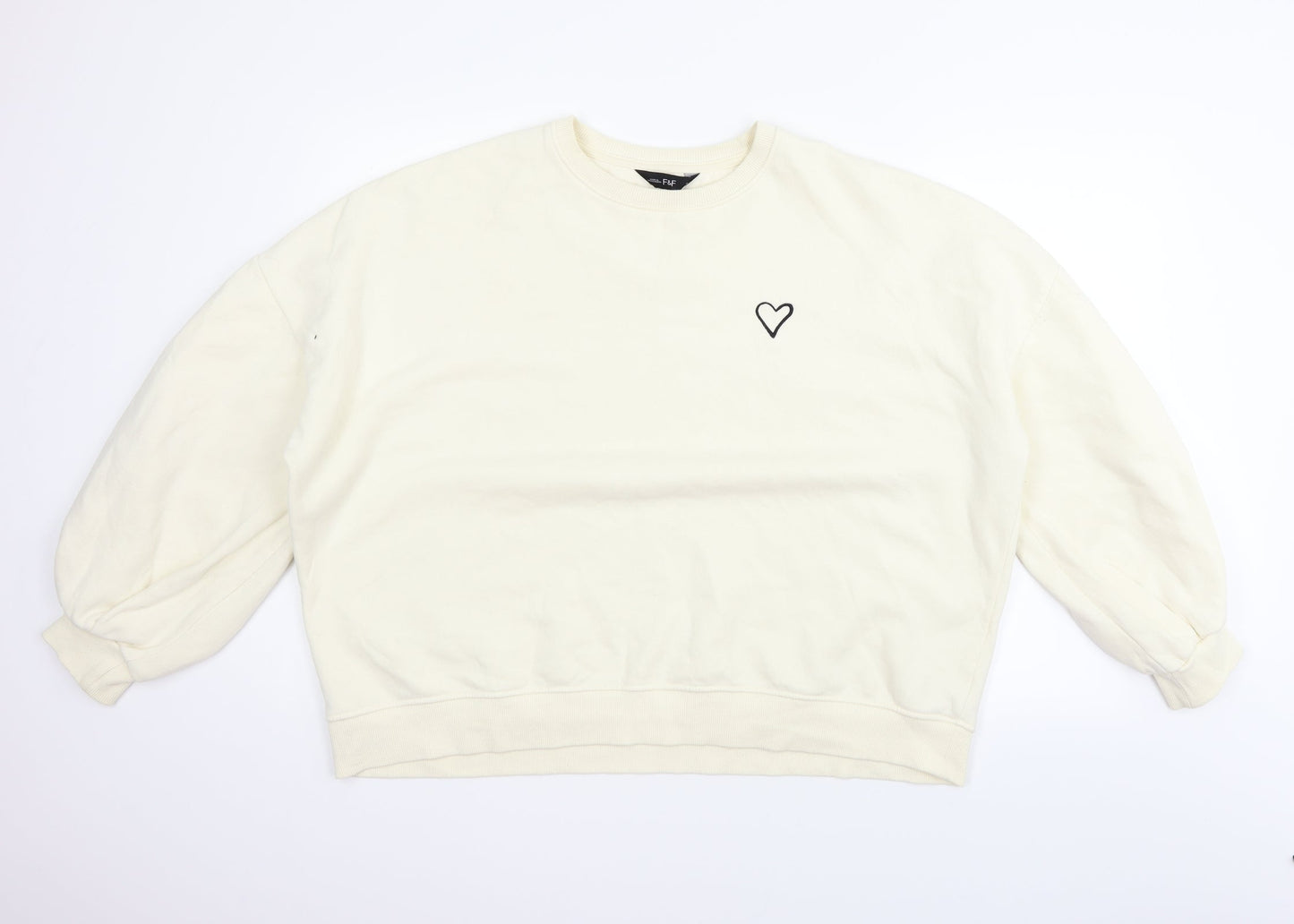 F&F Womens Beige   Pullover Jumper Size 20