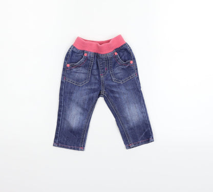 Mothercare Boys Blue   Jogger Jeans Size 6-9 Months