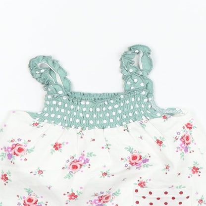 George Girls Silver Geometric  A-Line  Size 3-6 Months