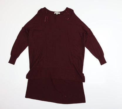 Peacocks Womens Purple   Pullover Jumper Size M