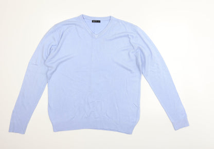 Cedarwood State Womens Blue Pullover Jumper Size M