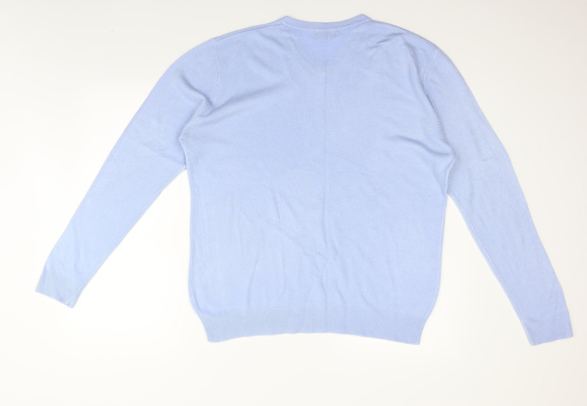 Cedarwood State Womens Blue Pullover Jumper Size M