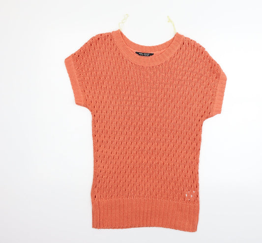 Select Womens Orange   Jumper Dress  Size 12