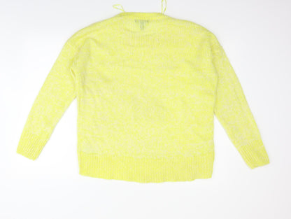 Primark Womens White   Henley Jumper Size M