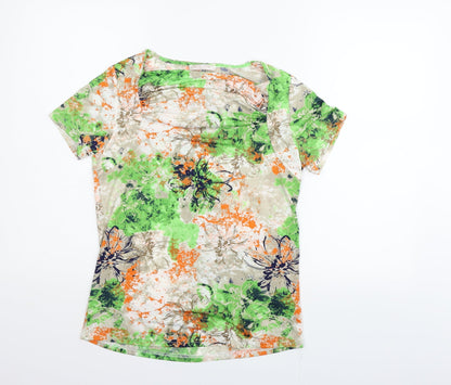 Womens UK Size S anna rose Green Basic Blouse