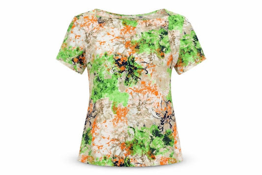 Womens UK Size S anna rose Green Basic Blouse