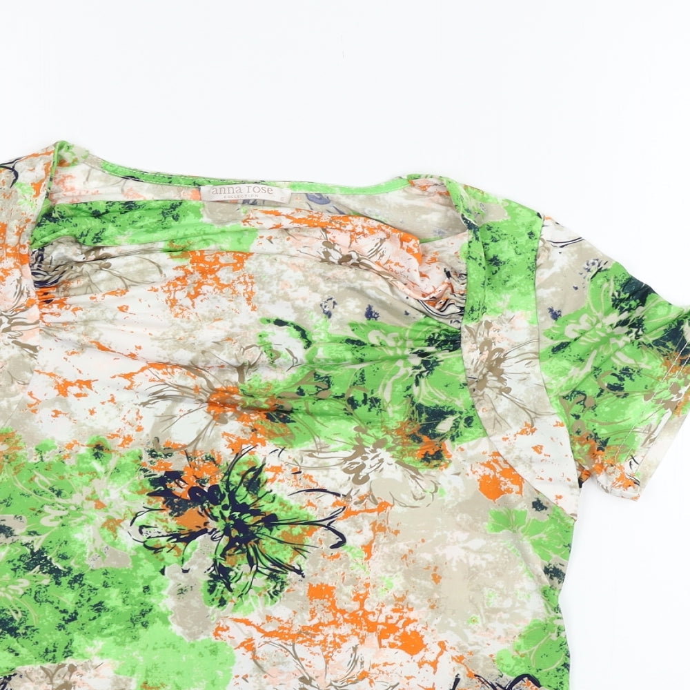 Womens UK Size S anna rose Green Basic Blouse