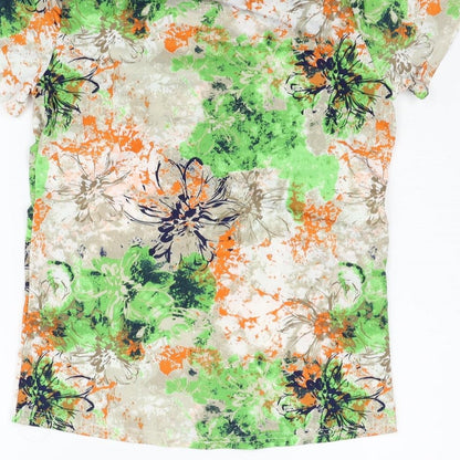 Womens UK Size S anna rose Green Basic Blouse