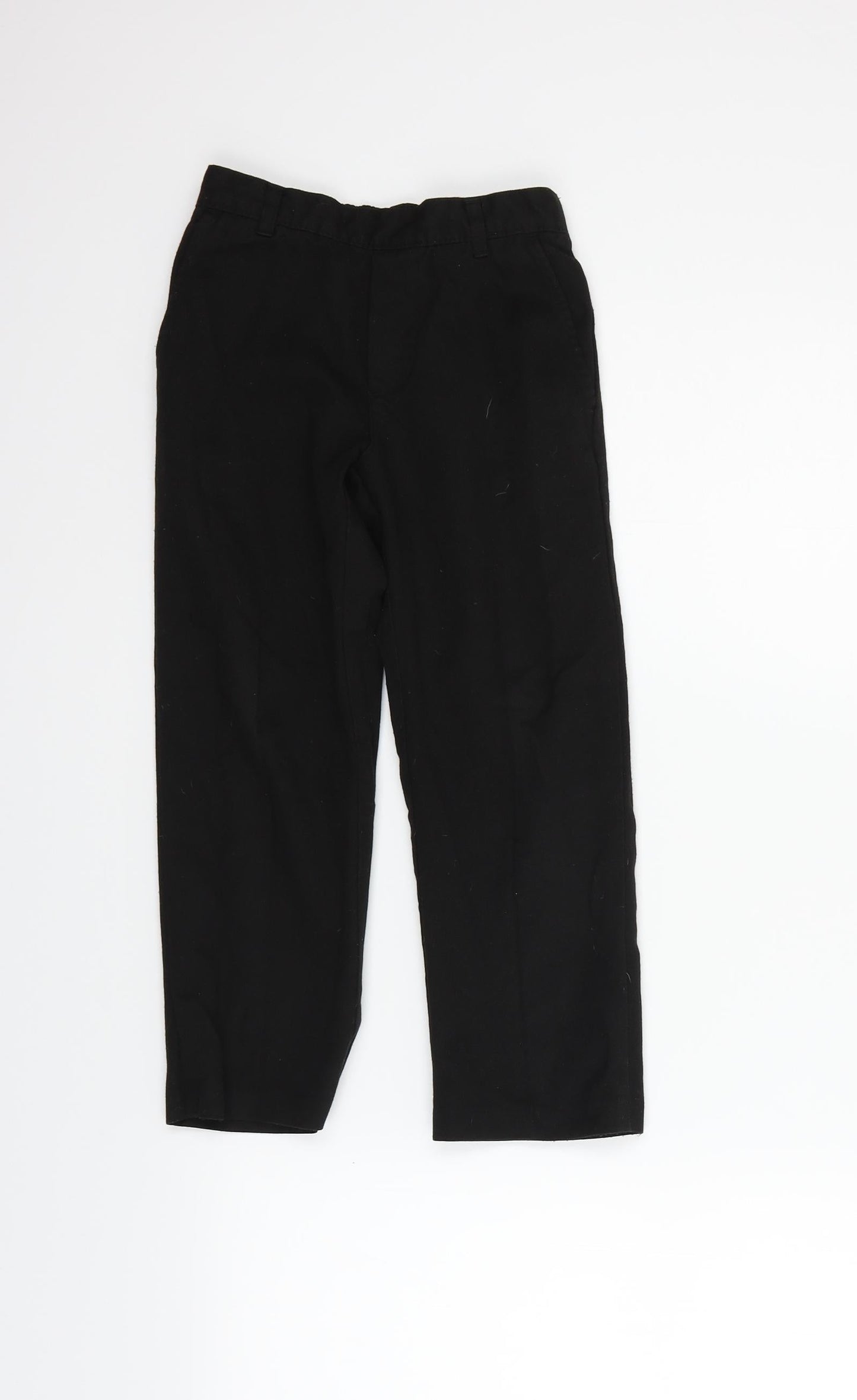 George Girls Black   Chino Trousers Size 5-6 Years