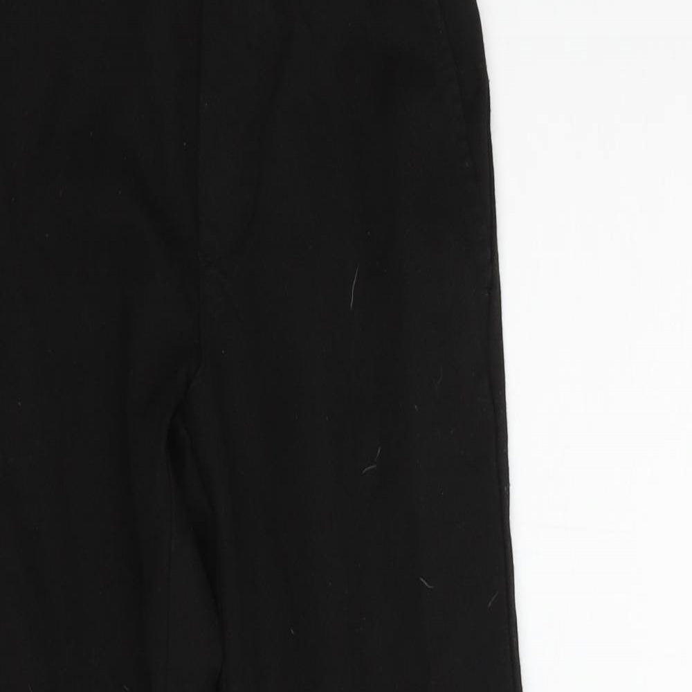George Girls Black   Chino Trousers Size 5-6 Years