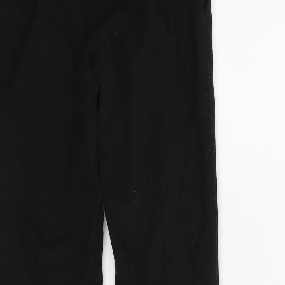 George Girls Black   Chino Trousers Size 5-6 Years
