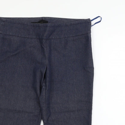 Evie Collection Womens Blue   Trousers  Size 14 L21 in