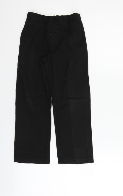George Boys Black   Chino Trousers Size 5-6 Years